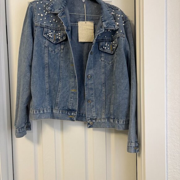 Pearl Bride Denim Jacket - Picture 2 of 4